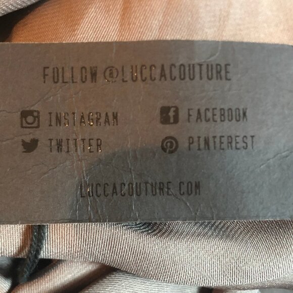 NWT Lucca Couture Leia moss-green jumpsuit w/ pockets sz M - Picture 10 of 16